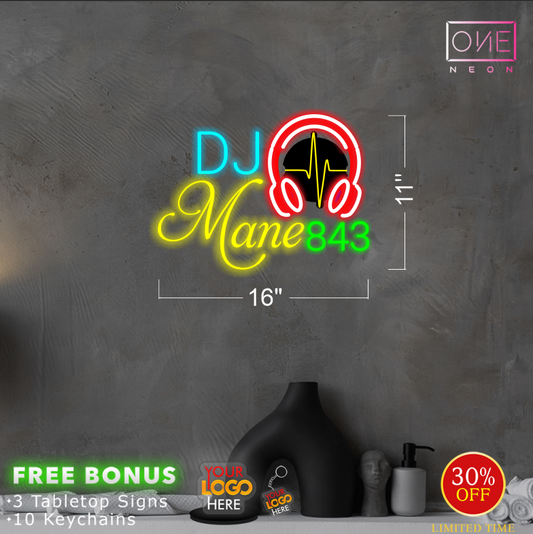 DJ Mane 843 | Led Neon Sign