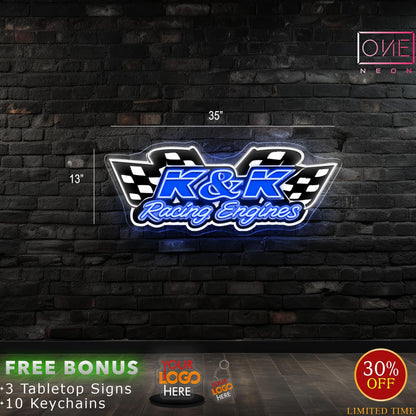 K&K Racing Engines| Led Neon Sign