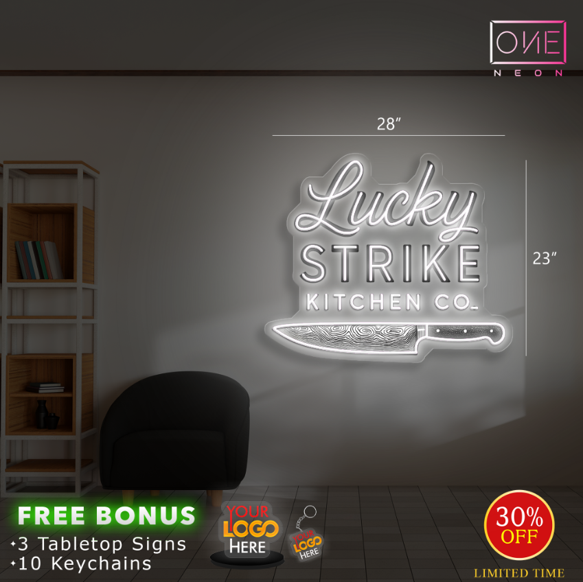LUCKY STRIKE KITCHEN CO | Led Neon Sign
