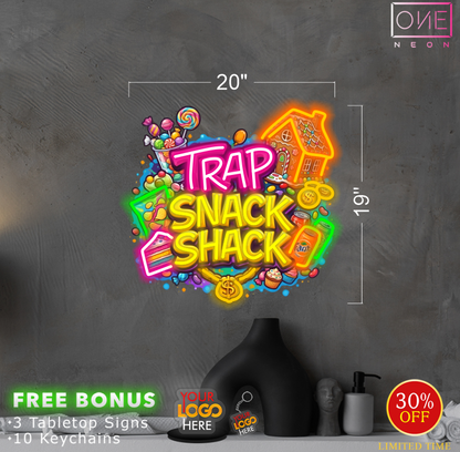 Trap Snack Shack| Led Neon Sign