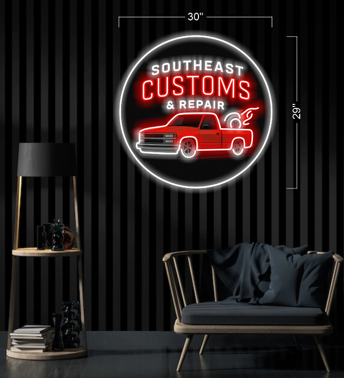 Southest customs & repair (outdoor sign) | Led Neon Sign