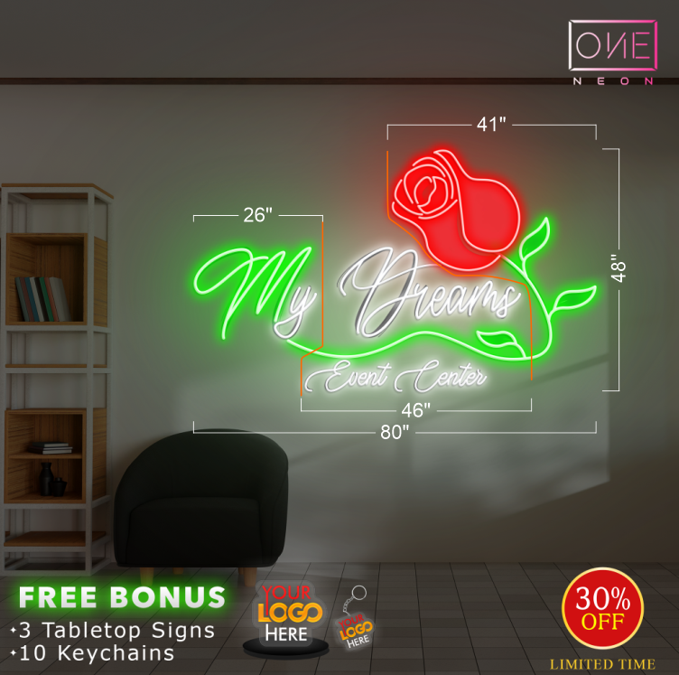 My Dreams Event Center | Led Neon Sign