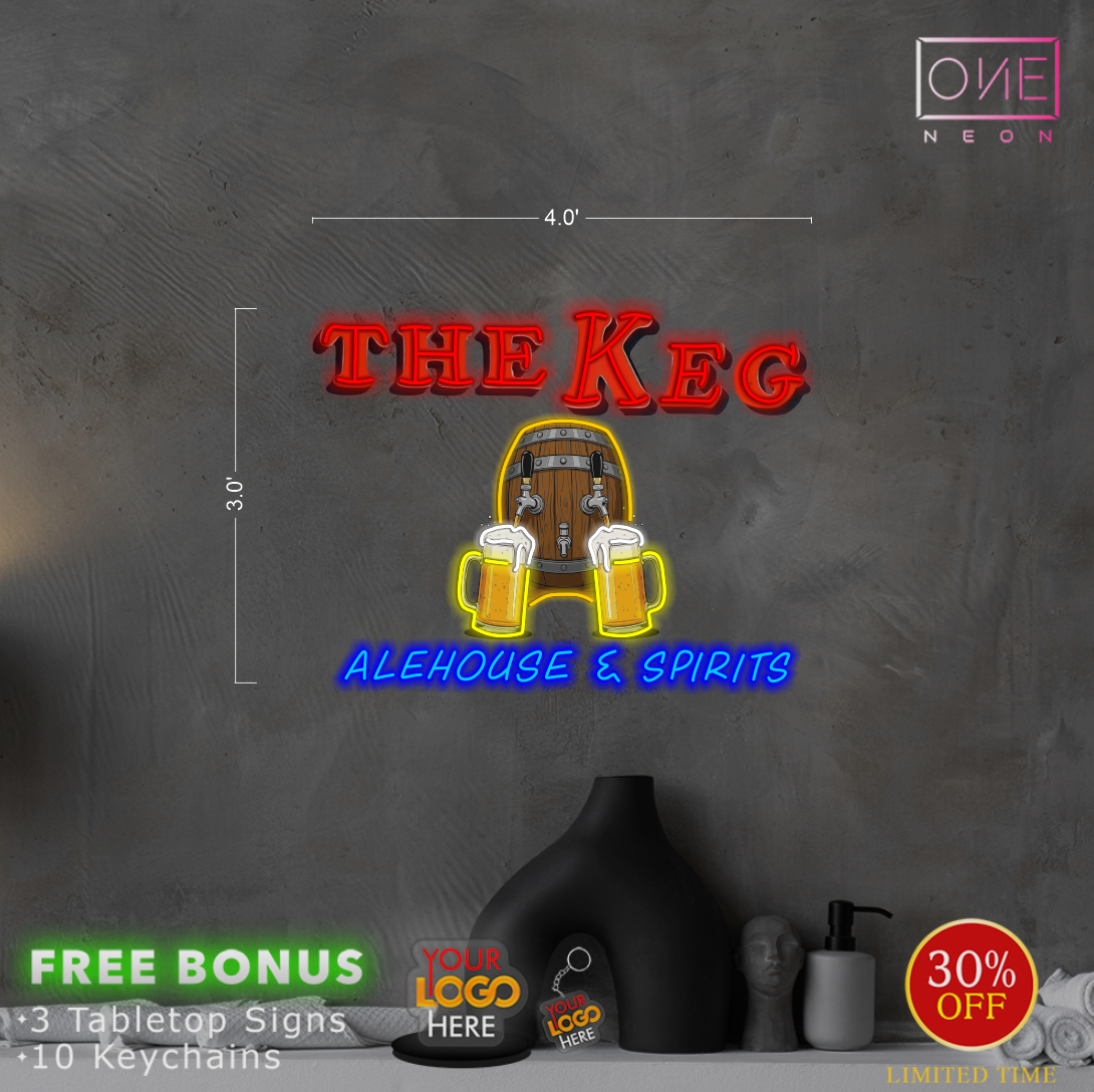 The Keg | Led Neon Sign