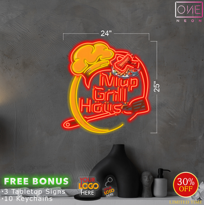 MAP GRILL HOUSE | Led Neon Sign