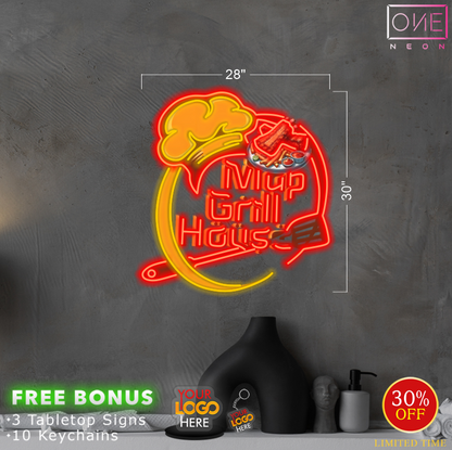 MAP GRILL HOUSE | Led Neon Sign