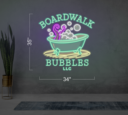 Boardwalk bubbles LLC | Led Neon Sign