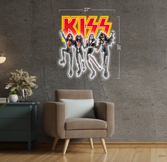 KISS Logo| Led Neon Sign