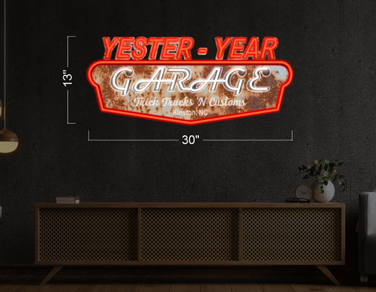 Yester-Year Garage | LED Neon Sign