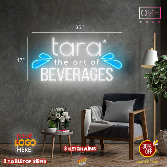 tara the art of Bererages| Led Neon Sign