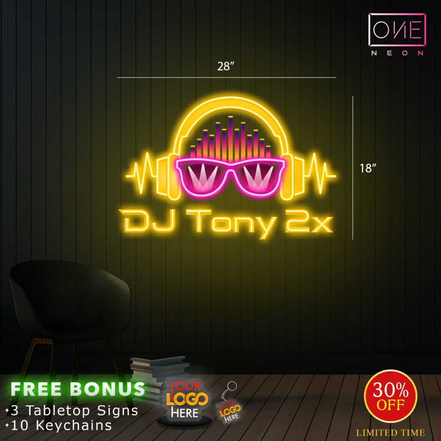 DJ Tony 2x | Led Neon Sign