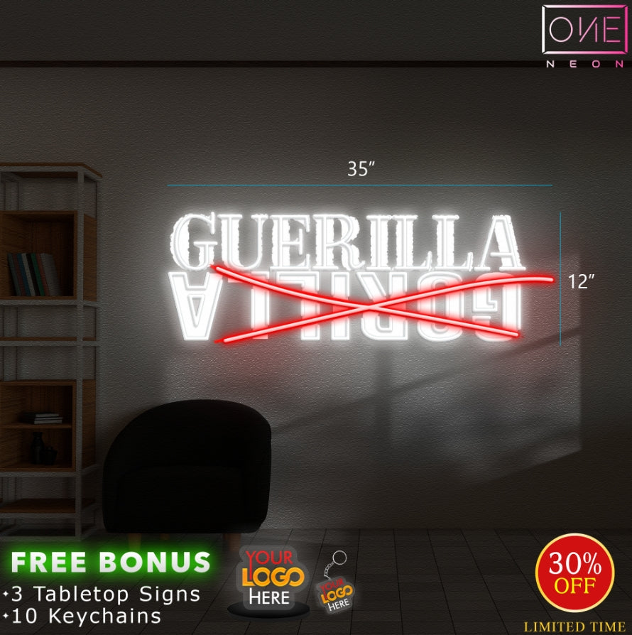 GUERILLA  | LED Neon Sign