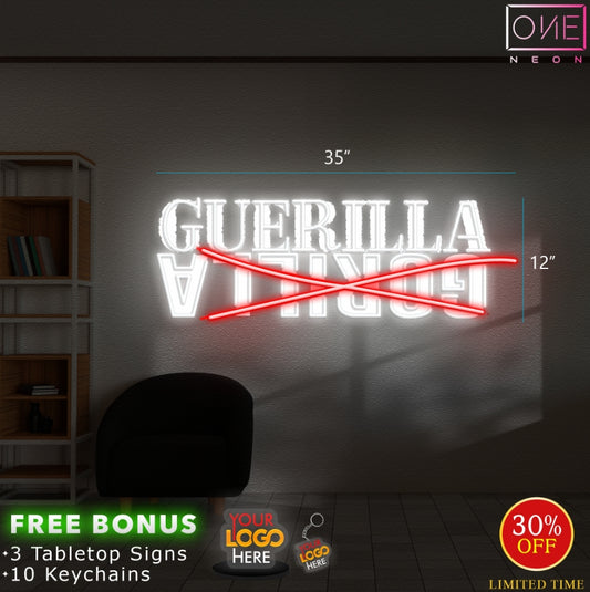 GUERILLA  | LED Neon Sign