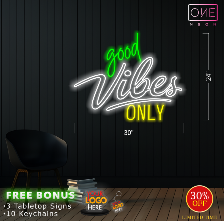 GOOD VIBES ONLY | Led Neon Sign