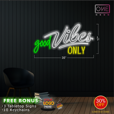 GOOD VIBES ONLY | Led Neon Sign