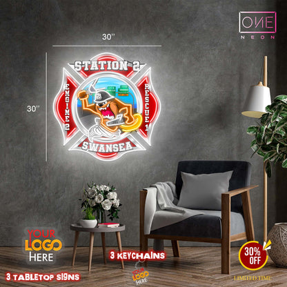 STATION 2 SWANSEA | Led Neon Sign