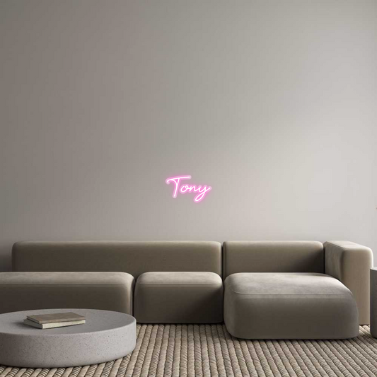 Custom Neon: Tony
