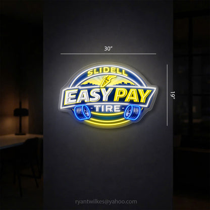 Easy pay tire | Led Neon Sign