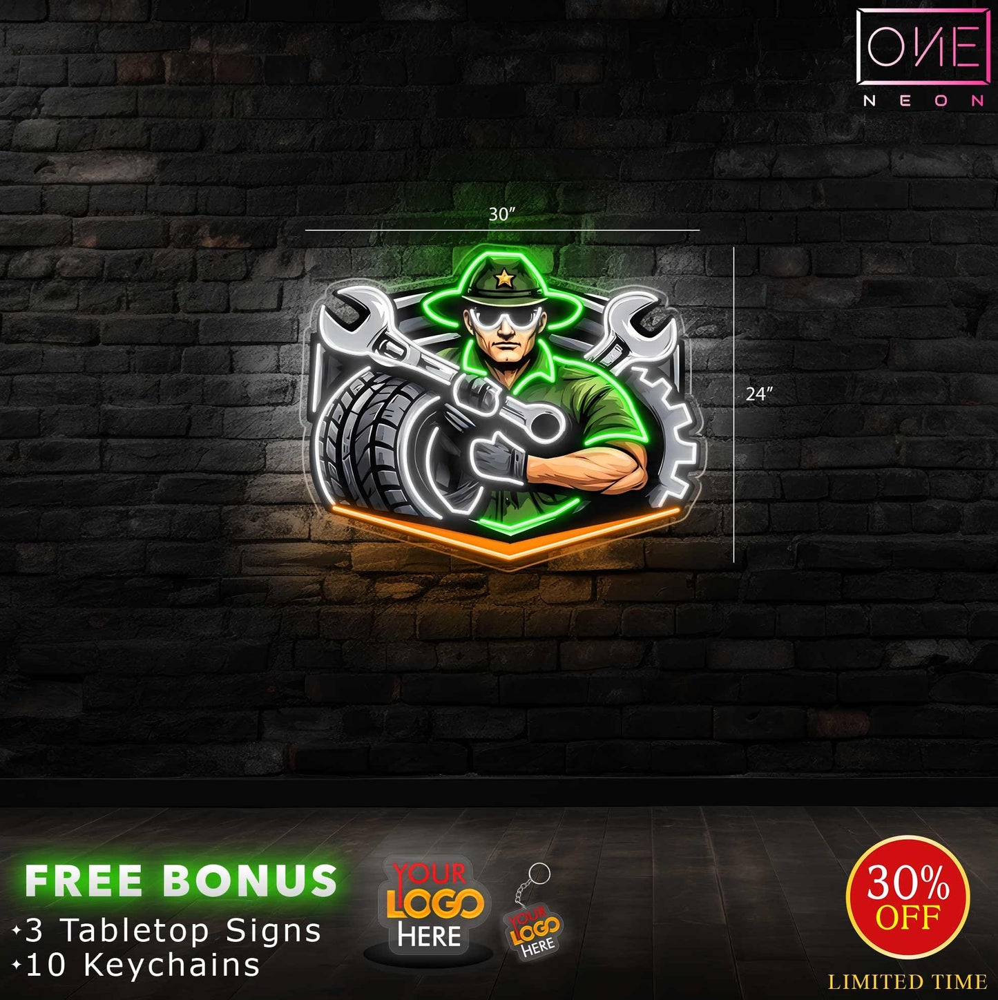 Tire Ranger logo | Led Neon Sign