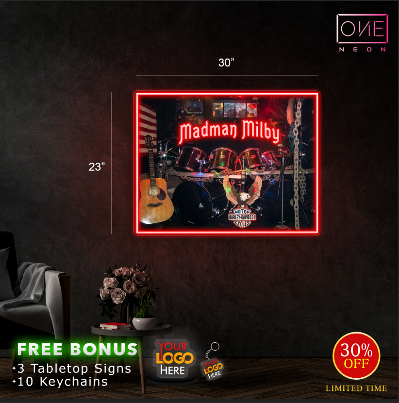Madman Milby| LED Neon Sign