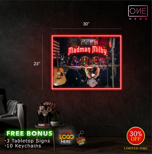 Madman Milby| LED Neon Sign