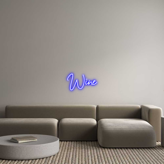 Custom Neon: Wine