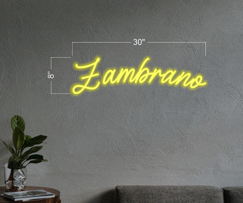 Zambrano | Led Neon Sign