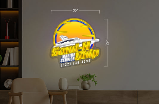 Sand-N Ship | Led Neon Sign
