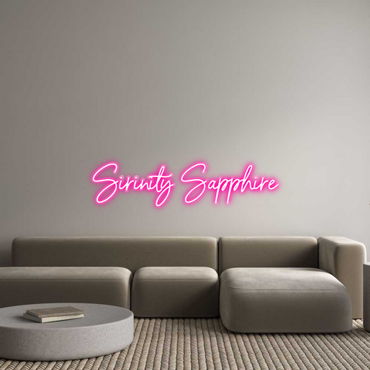 Custom Neon: Sirinity Sapp...