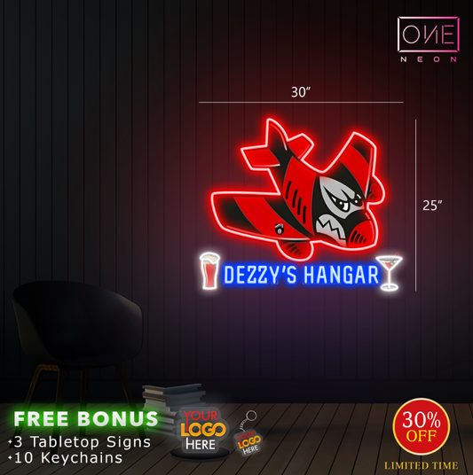 Dezzy's Hangar | Led Neon Sign