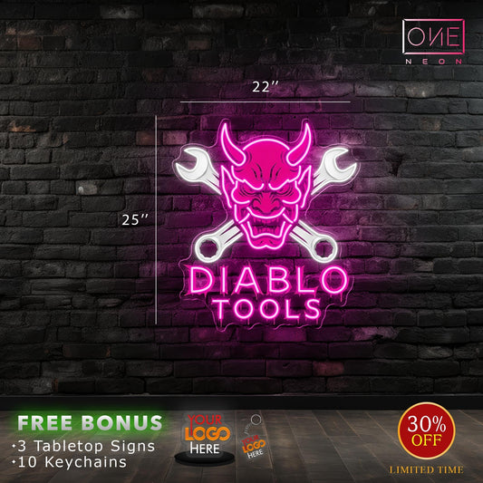 DIABLO TOOLS | Led Neon Sign (2signs)