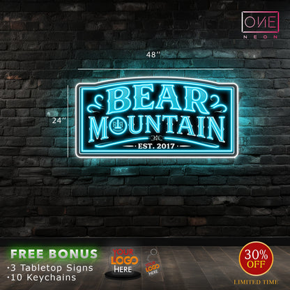 BEAR MOUNTAIN | Led Neon Sign