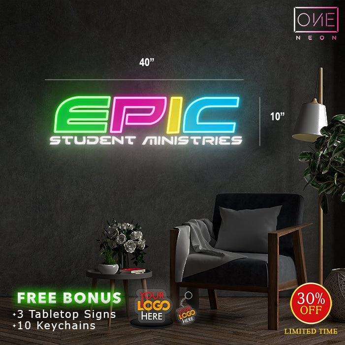 EPIC Student Ministries | Led Neon Sign