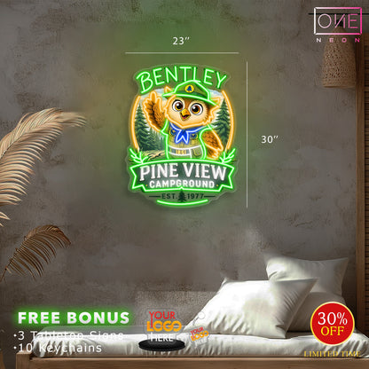 BENTLEY PINE VIEW CAMPGROUND | Led Neon Sign