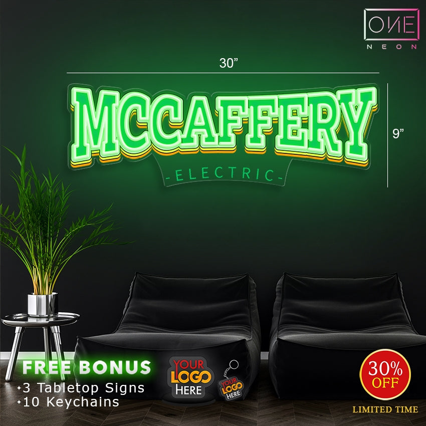 MCCAFFERY | Led Neon Sign