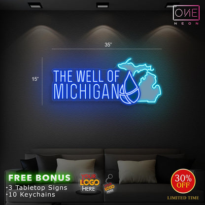 THE WELL OF MICHIGAN | Led Neon Sign