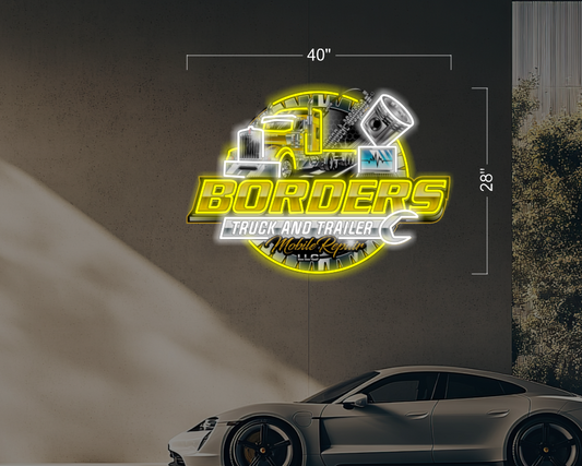 BORDERS | LED Neon Sign