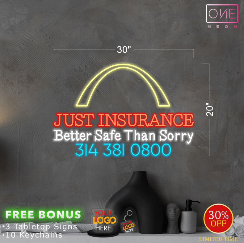 Just Insurance | Led Neon Sign