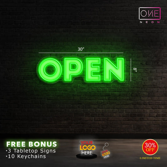 Cannabis 21+ Open sign | Led Neon Sign (2 signs)