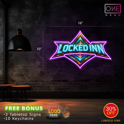 LOCKED INN | Led Neon Sign