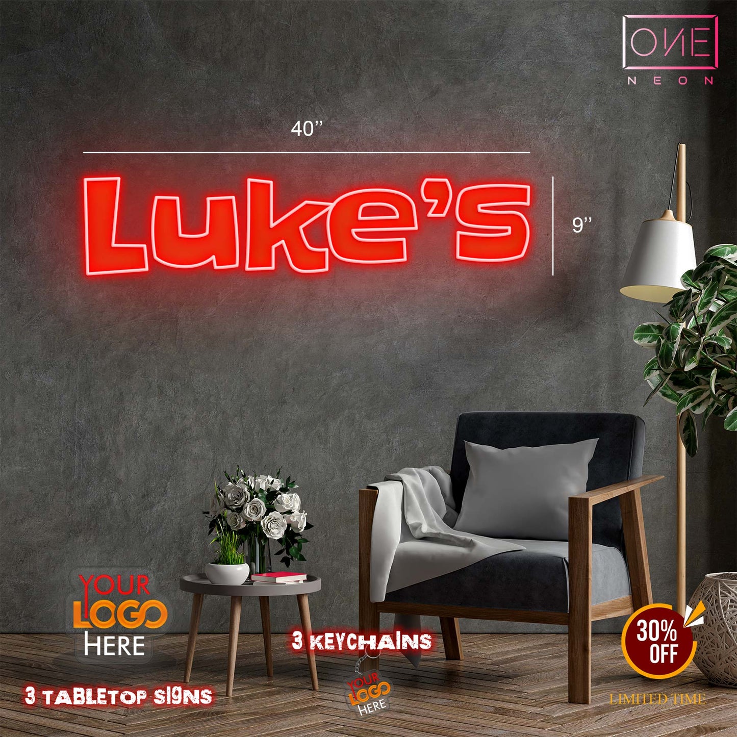 Bubba Luke's | 3 Led Neon Signs
