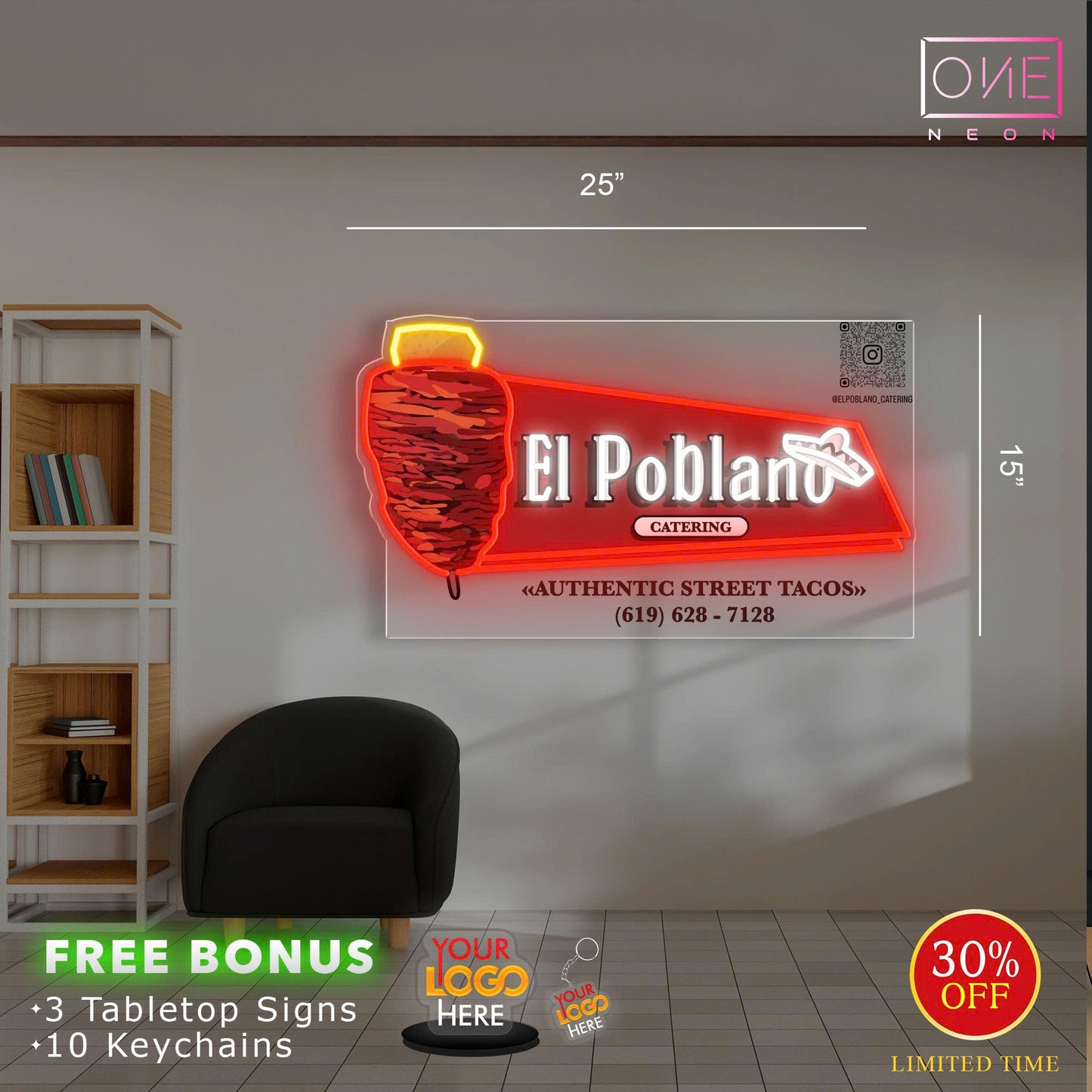 El Poblano| LED Neon Sign