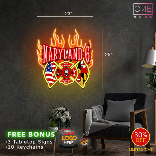 MARYLAND 6 | Led Neon Sign