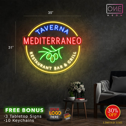 MEDITERRANEO | Led Neon Sign (OUTDOOR)