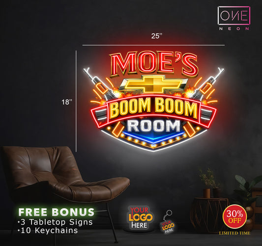 Moe's Boom Boom Room | Led Neon Sign