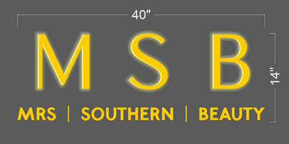 MSB | Light Box Sign