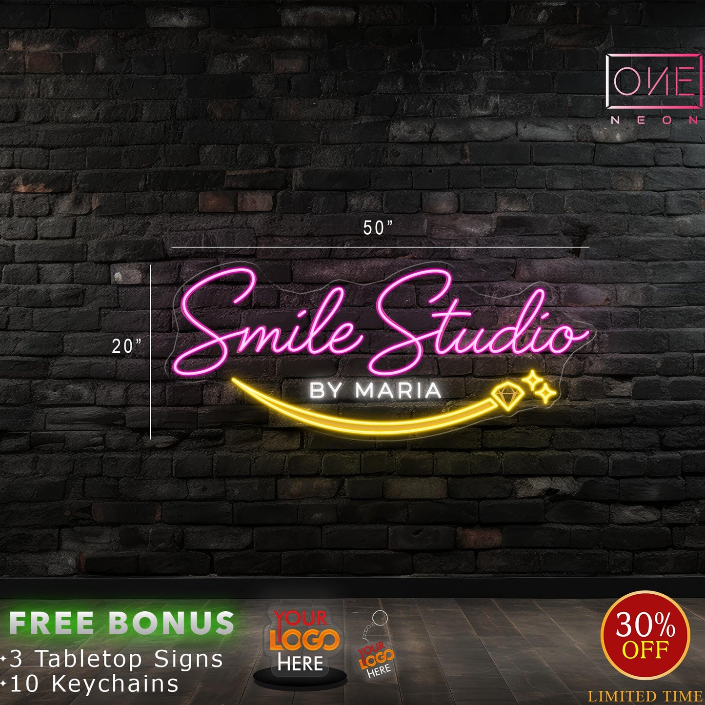 Smile Studio By Maria | Led Neon Sign