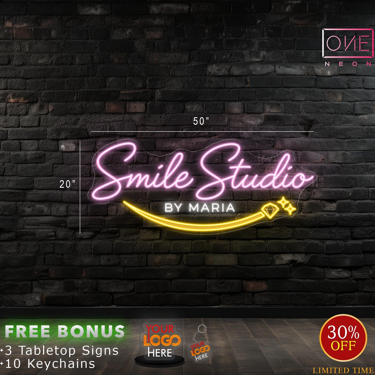 Smile Studio By Maria | Led Neon Sign