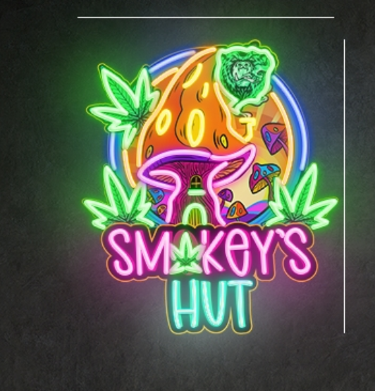 SMOKEY'S HUT | Led Neon Sign (2 signs)
