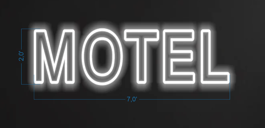 MOTEL | LED Neon Sign (2 signs)