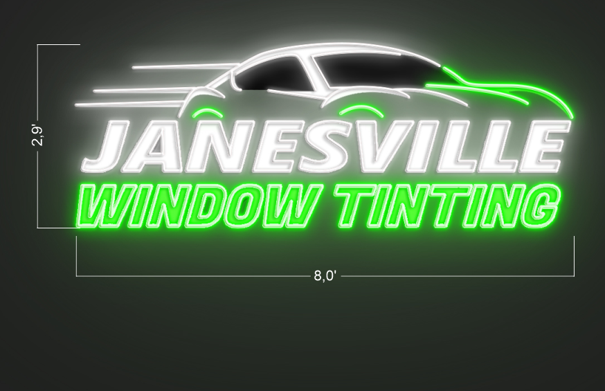 JANESVILLE | LED Neon Sign (3 waterproof signs)